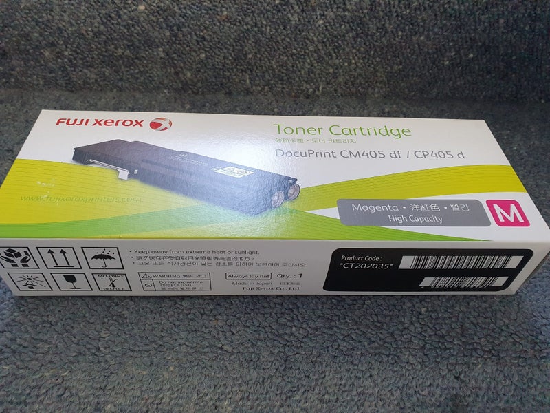 Fuji Xerox Docuprint CM405df_CP405d genuine High yield Magenta toner CT202035 Carousel 1