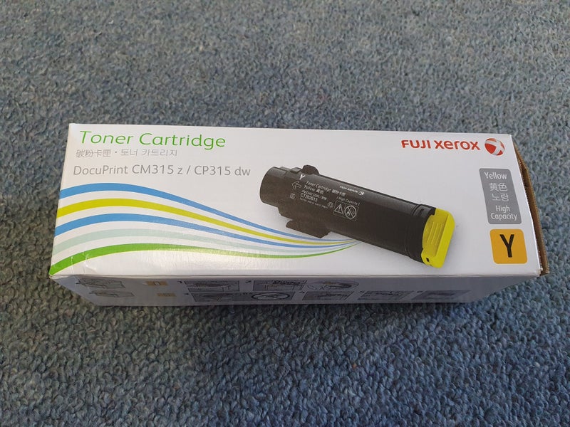 Fuji Xerox Docuprint CM315z/CP315dw Yellow toner Genuine High Capacity CT202613 Carousel 1