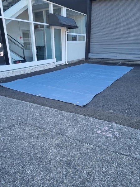 6x3m tarp recycled ex-billboard skin Carousel 1