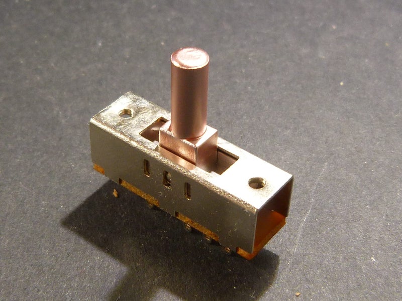 Behind Panel Mount Mini DP3T Three Position Slide Switch Carousel 1