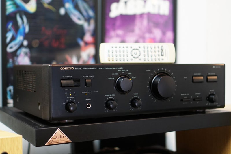 Onkyo A-803 Japanese Amplifier with MM/MC Phono for your Turntable - Warranty! Carousel 1