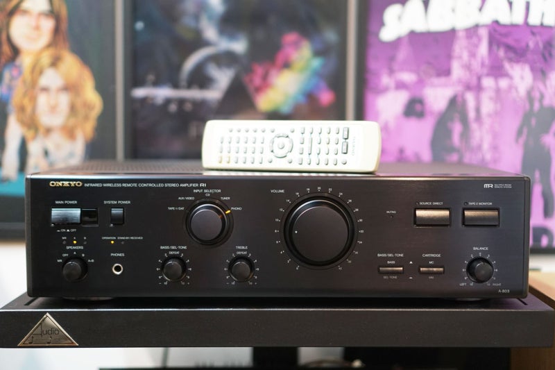 Onkyo A-803 Japanese Amplifier with MM/MC Phono for your Turntable - Warranty! Carousel 2