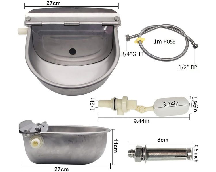 Auto Fill Water Trough Bowl (OVER STOCKED) Carousel 2