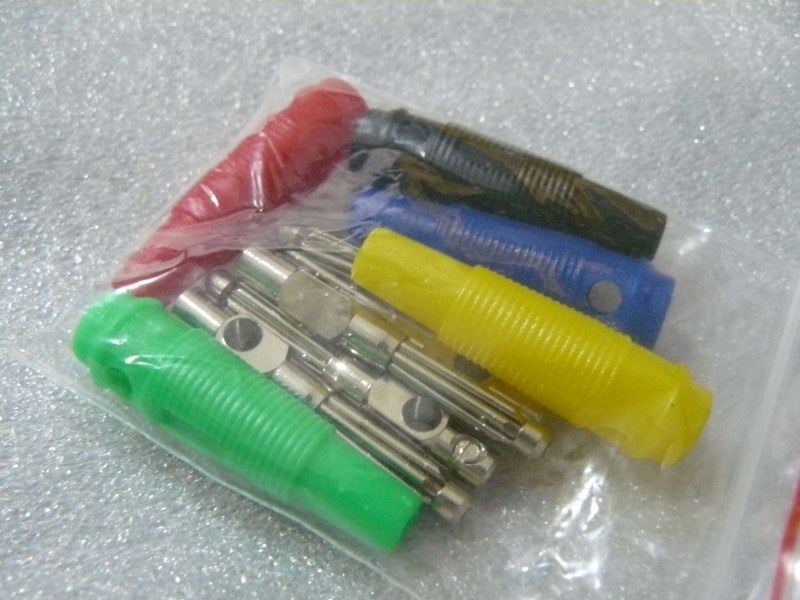 (5 of) Banana Plugs, High Current, Excellent Contact and Quality Carousel 1
