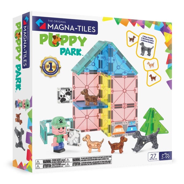 Magna-Tiles Puppy Park - 27 Pieces Carousel 1