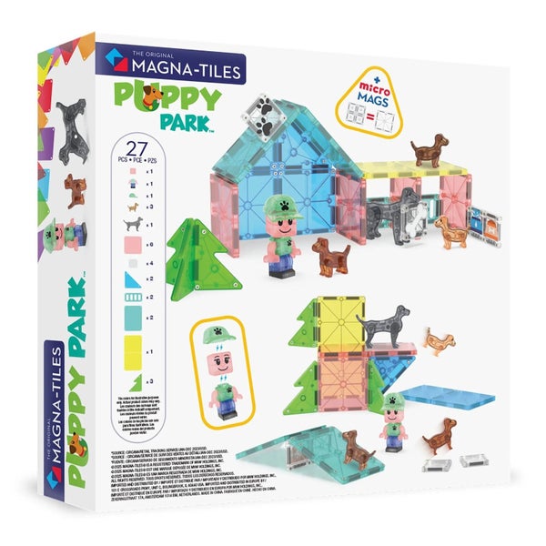 Magna-Tiles Puppy Park - 27 Pieces Carousel 8
