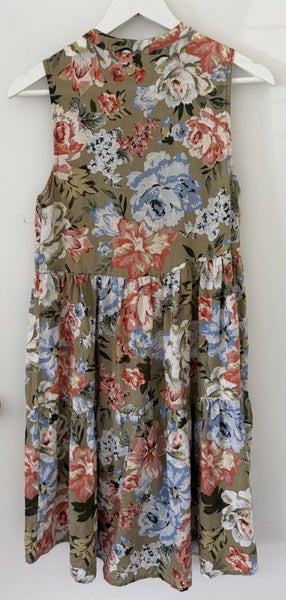 Zest (Farmers) tiered linen dress sz8 Carousel 2