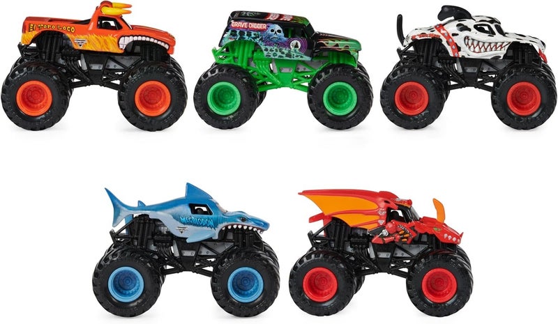 MYSTERY BOX - 7 x Monster Jam Assorted Monster Jam Trucks (1:64 Scale) Carousel 2