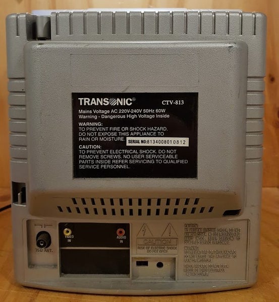 **VINTAGE** TRANSONIC CTV-813 CRT TV ( NO REMOTE ) Carousel 2