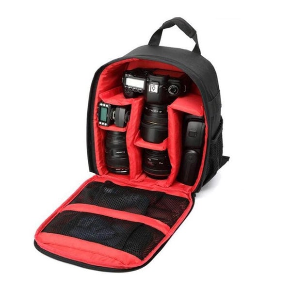 Waterproof Dslr Camera Backpack Multi Functional Rucksack For Canon Nikon Sony - Carousel 1