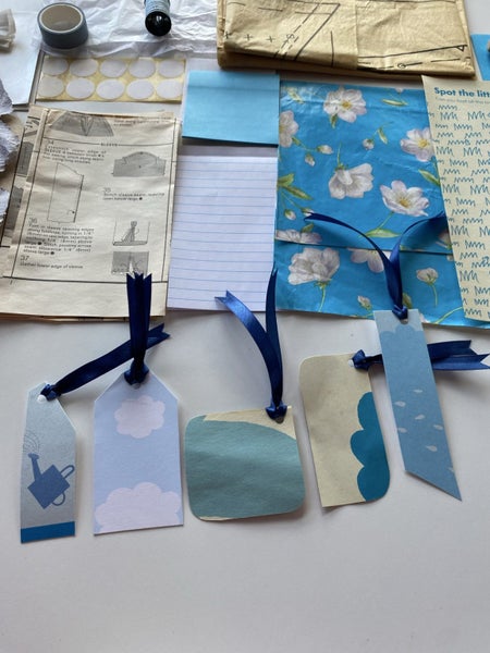 Soft Blue Ephemera Pack – Junk Journal & Scrapbooking Kit Carousel 2