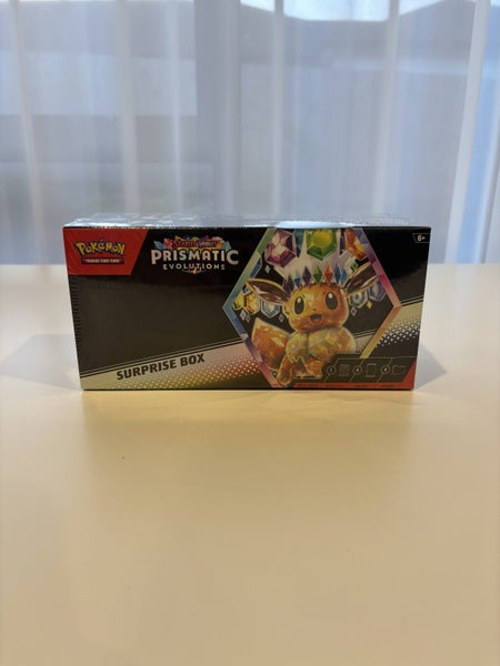Pokemon Prismatic Evolutions Surprise Box Carousel 1