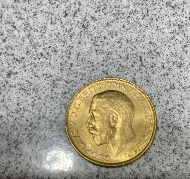 Gold Sovereign coin Carousel 1