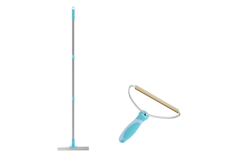 2Pcs Pet Hair Remover Tool Carpet Rake for Rugs Cat Bed Car Trunk Carousel 2
