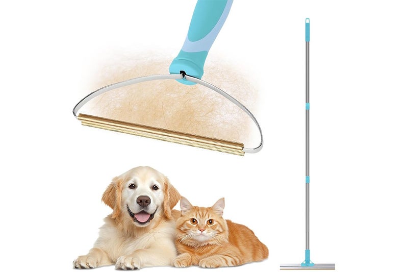 2Pcs Pet Hair Remover Tool Carpet Rake for Rugs Cat Bed Car Trunk Carousel 1