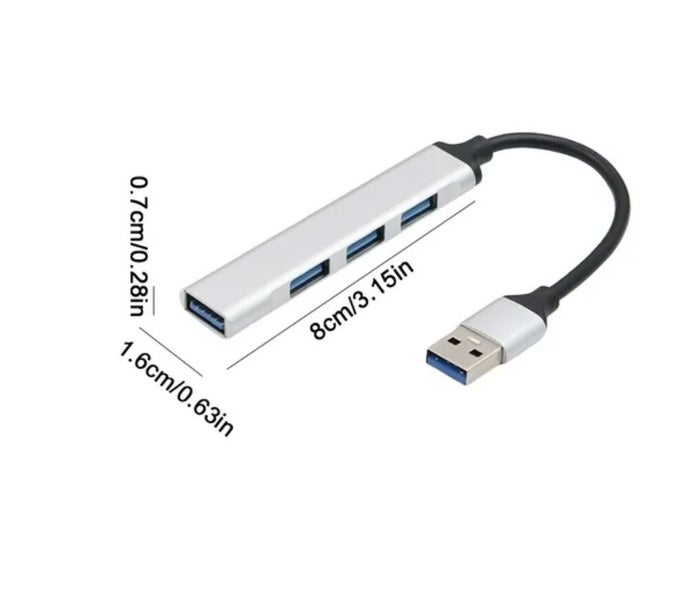 4 Port USB C to USB 3.0 Hub Compact Type C Expansion Adapter Carousel 4