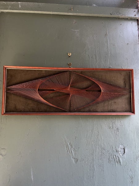 Mid century Wire Artwork Piece Carousel 2