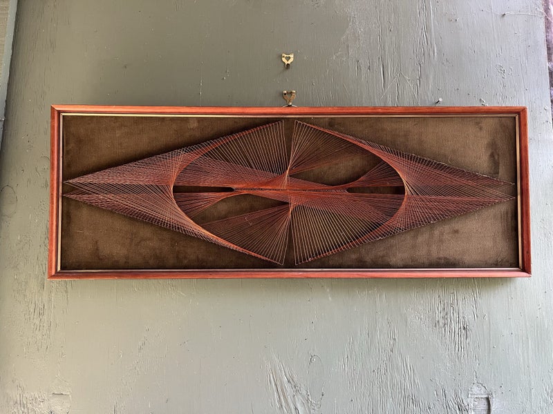 Mid century Wire Artwork Piece Carousel 1