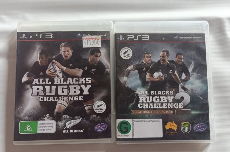 All Blacks Rugby Challenge 1 & 2 PS3 Games Carousel 1