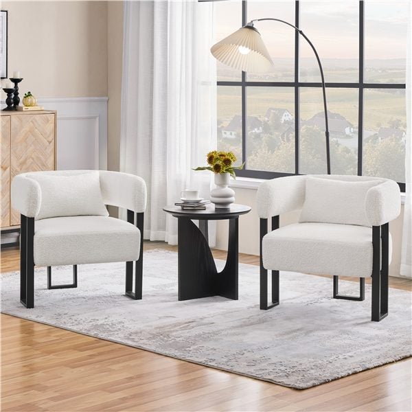 2pcs Accent Chair Armchair Carousel 1