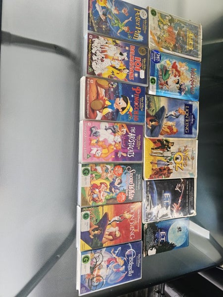Rare Bulklot of Disney and misc VHS Carousel 1