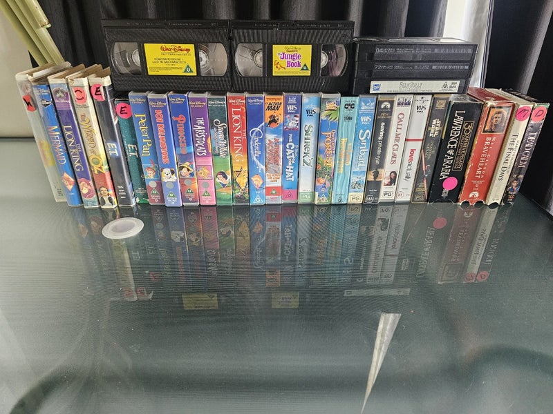 Rare Bulklot of Disney and misc VHS Carousel 6