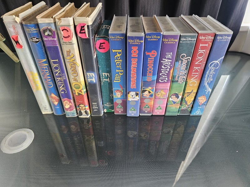 Rare Bulklot of Disney and misc VHS Carousel 2