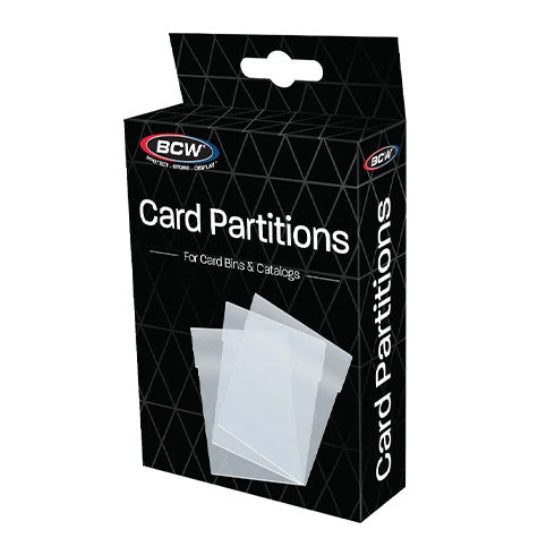 BCW Card Partitions - Clear Carousel 1
