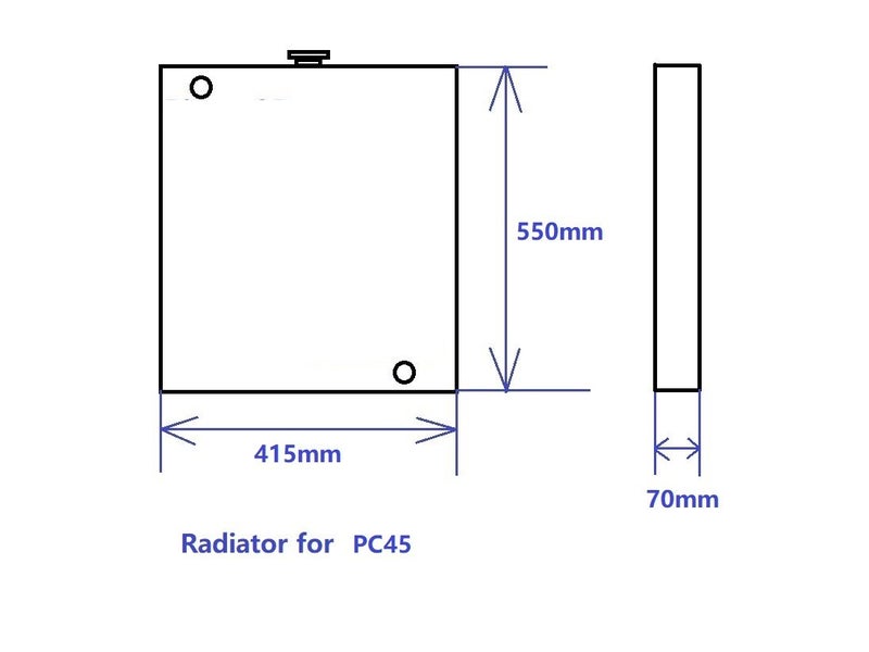 Digger Radiator for Komatsu PC35 PC45 PC60-5/6 PC60-7 PC120-5/6 PC130-8 PC200-7 Carousel 2