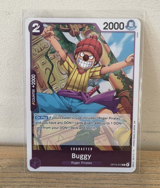 One Piece - Carrying on His Will - Buggy - OP13-072 (R) Carousel 1