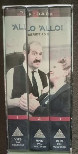 Allo Allo season one and two VHS videos Carousel 2