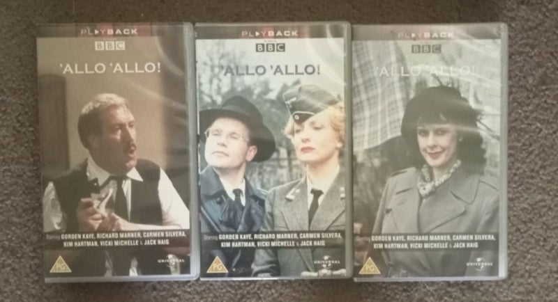 Allo Allo season one and two VHS videos Carousel 3