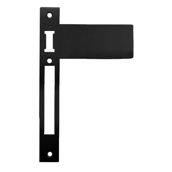Austyle Extended Striker Plate 125mm Matt Black for myLOCK Roller Locks 49217 Carousel 1