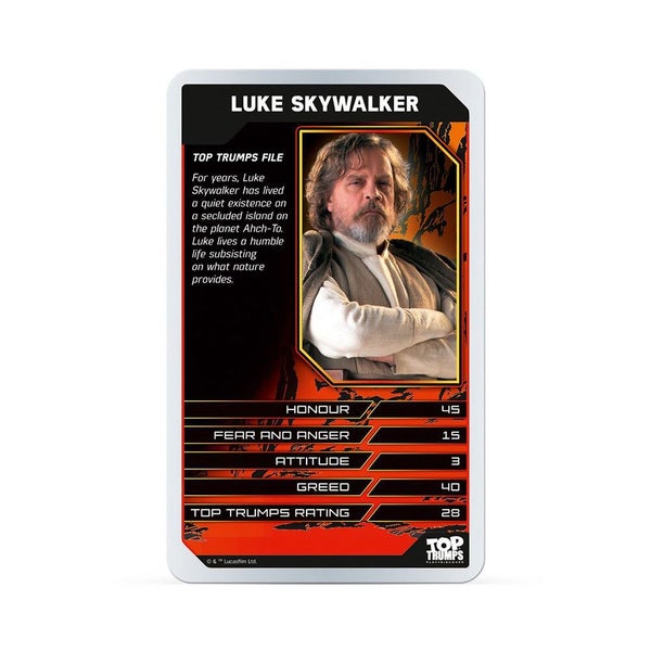 Top Trumps Star Wars The Last Jedi Educational Card Game 6y+ Family Kids Adult T Carousel 4