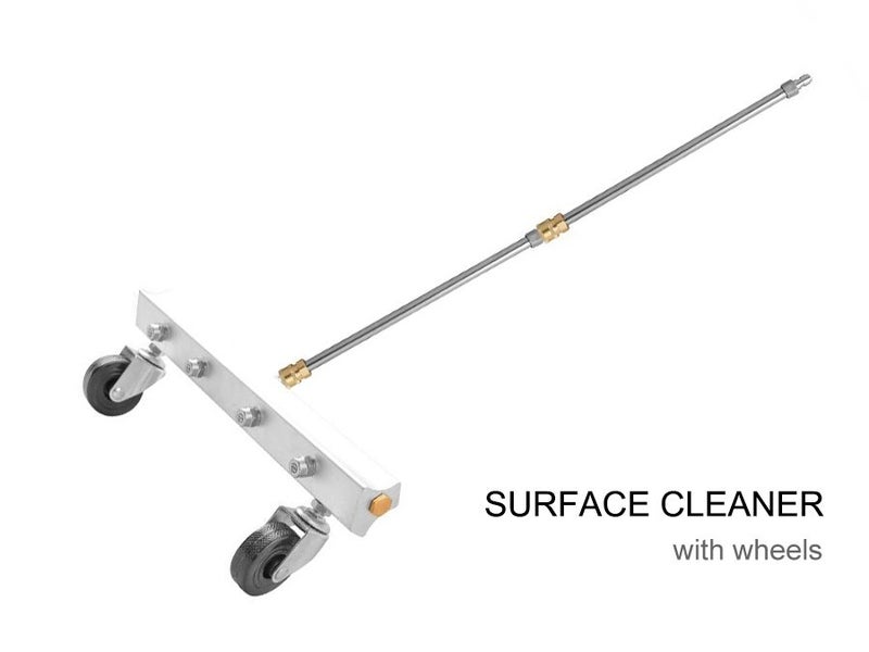 Surface Cleaner on Castor Wheels with 1/4 Quick Connect Clearance Carousel 3