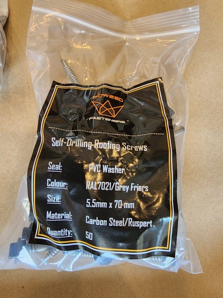 Roofing Screws 65 mm. Discount/bulk purchases. 50/$12.00 incl gst Carousel 13