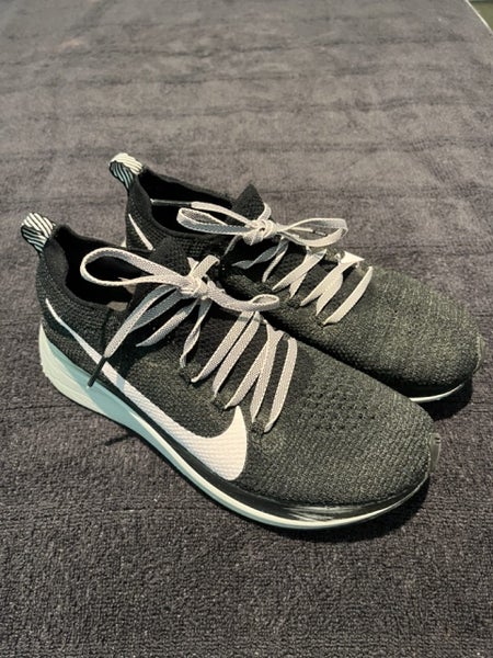 Nike Zoom Fly Flyknit Black Pink Foam Womens US7 Running Shoes Carousel 1