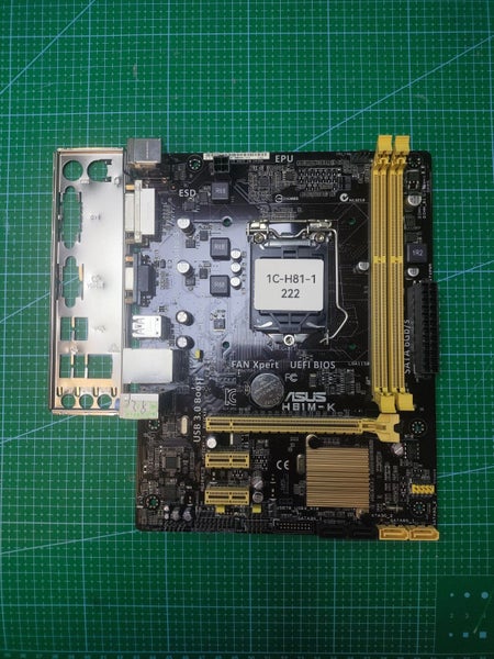 ASUS H81 Motherboard # LGA 1150 Intel 4Gen 5Gen / B85 Q87 H97 Z97 Carousel 1