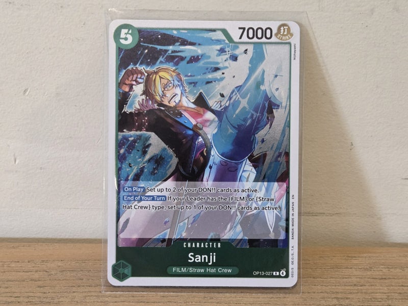 One Piece - Carrying on His Will - Sanji - OP13-027 (R) Carousel 1