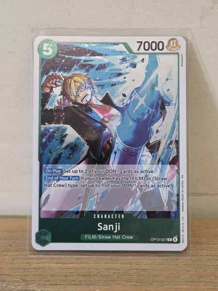 One Piece - Carrying on His Will - Sanji - OP13-027 (R) Carousel 3