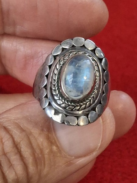 Vintage Sterling Silver Rainbow Ring - $1.00 Reserve ! Carousel 14
