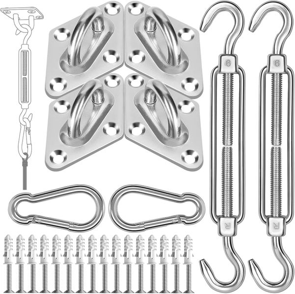 Sun Shade Sail Fittings Kit (Over Stocked) Carousel 1