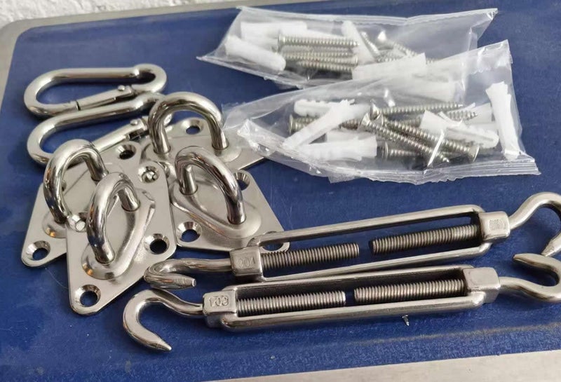 Sun Shade Sail Fittings Kit (Over Stocked) Carousel 2