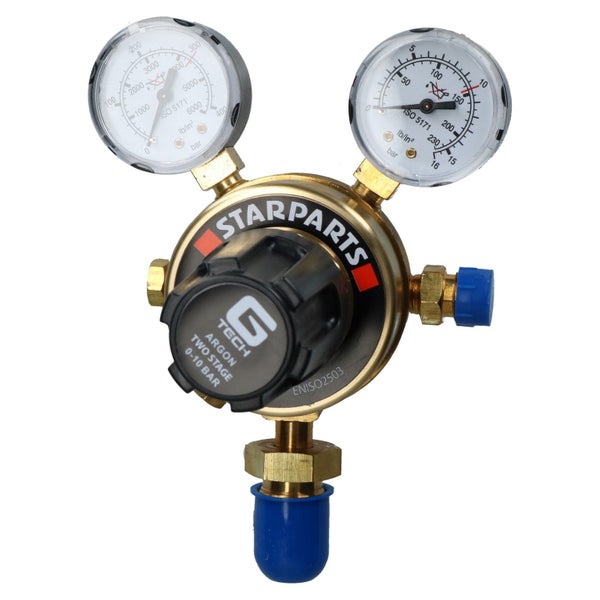 Argon Regulator Two Stage 2 Gauge Gas Bottle Cylinder 300 Bar Welding Welder Carousel 1