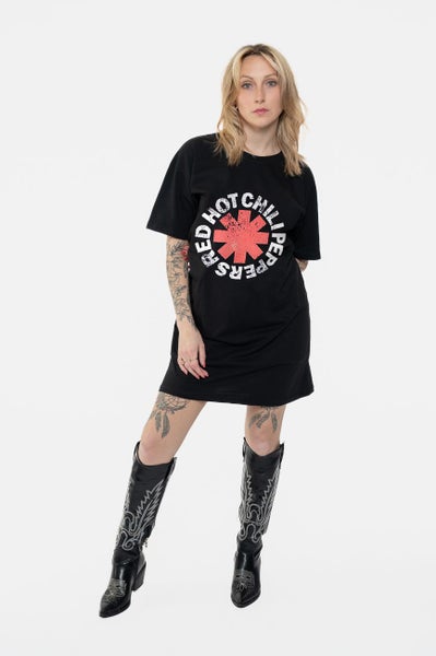 Red Hot Chili Peppers Classic Asterisk T Shirt Dress Carousel 5