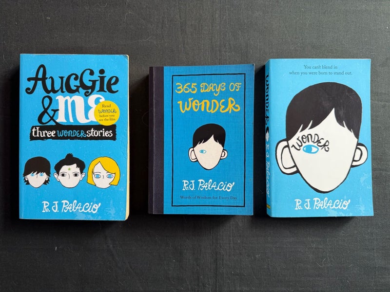 'WONDER' BOOKS - THREE BOOKS TOGETHER BY R.J. PALACIO Carousel 1