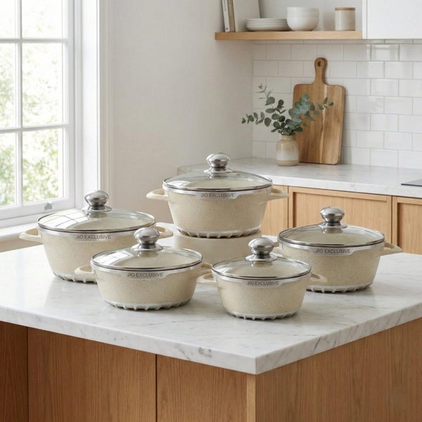 5pc Granite Cookware Set Non-Stick Casserole | J0810 Carousel 4