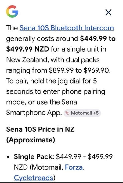 SENA 10S Bluetooth Carousel 3