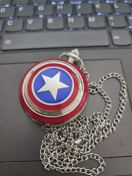 Captain America Watch Necklace Carousel 1