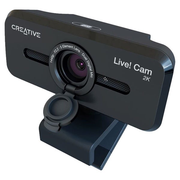 Creative Live! Cam Sync V3 2K QHD Webcam 4x Zoom Dual Mic Black Carousel 1